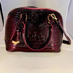 NWOT Patent Imitation Leather Handbag